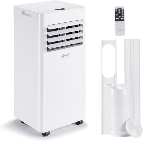 12000 BTU Portable Air Conditioner with WiFi, Cooling, Dehumidifier, Fan, Sleep Mode & Remote Control