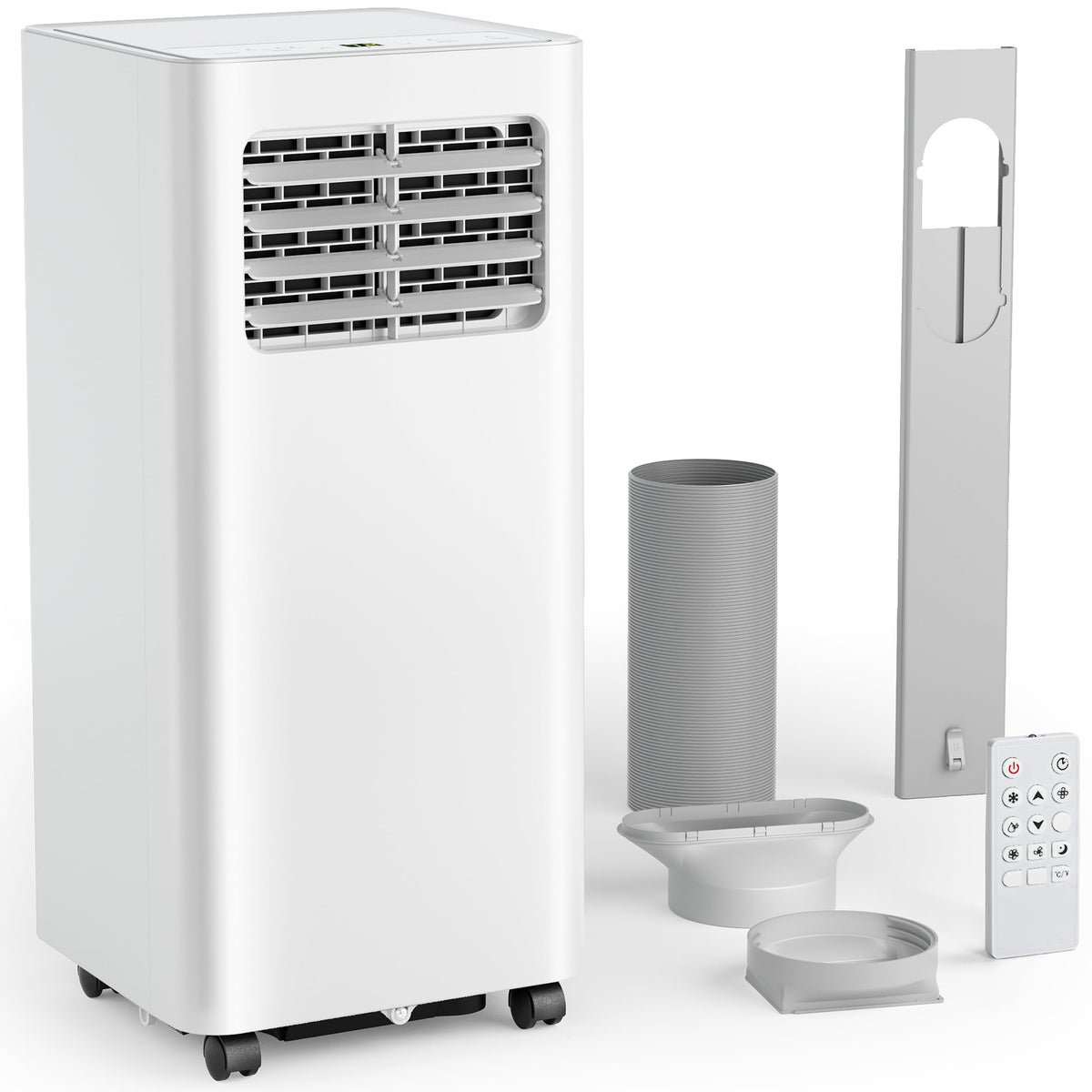 9000 BTU Portable Air Conditioner with Cooling, Dehumidifier, Fan, Sleep Mode & Remote Control