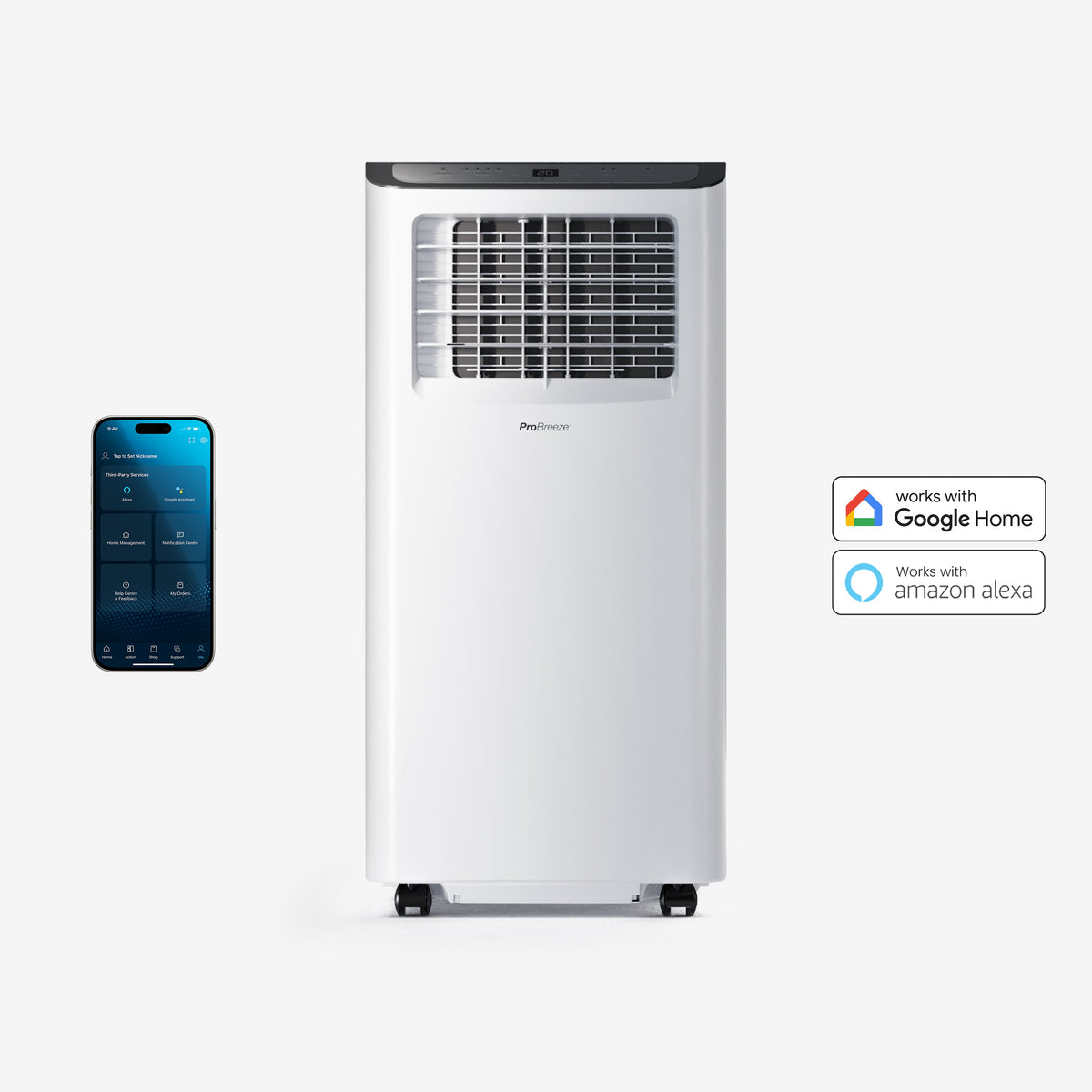 Pro Breeze 9000 BTU 4-in-1 Portable Air Conditioner