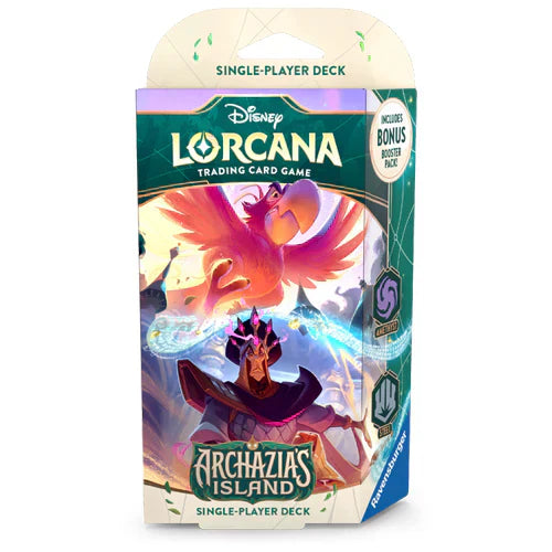 Disney Lorcana Set 7 - Archazia's Island Starter Deck Amethyst / Steel